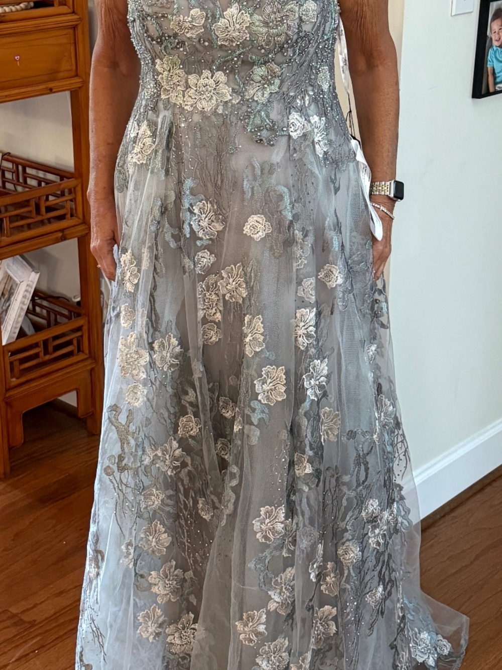 Mac Duggal embellished gown size 12